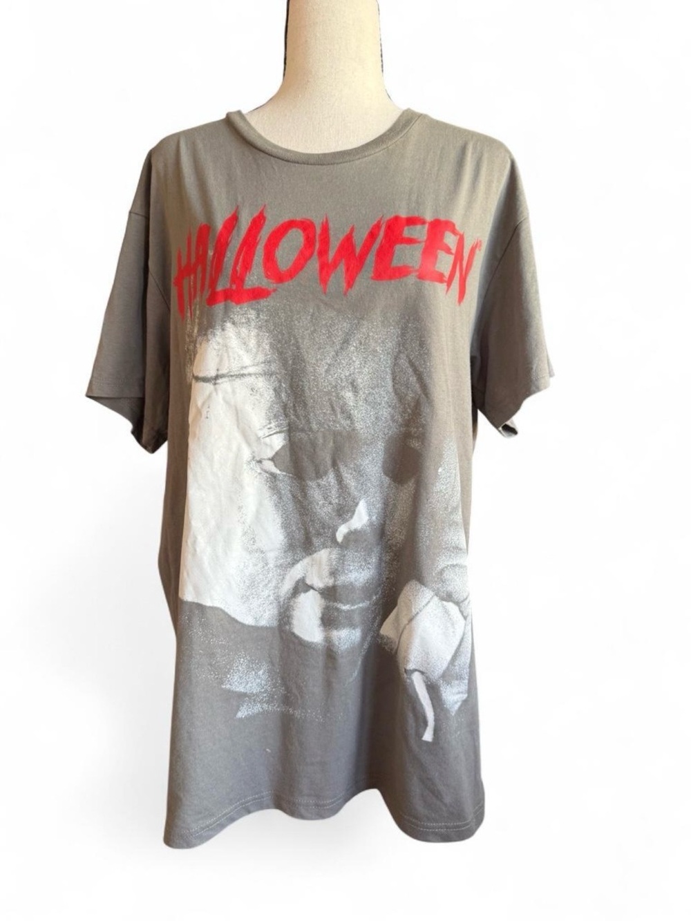 Retro Michael Myers Halloween Graphic Tee Goth Grunge Slasher Horror Shirt sz L